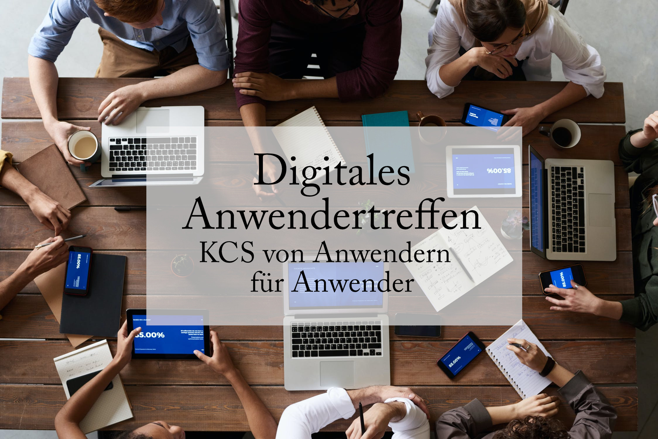 CoPImg Unser digitales Amwendertreffen findet alle 2 Monate statt.