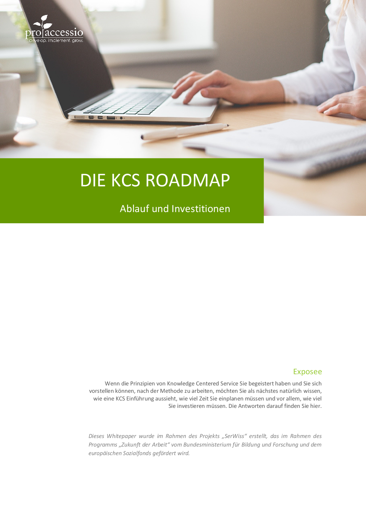 Die KCS® Roadmap - Ablauf und Investitionen