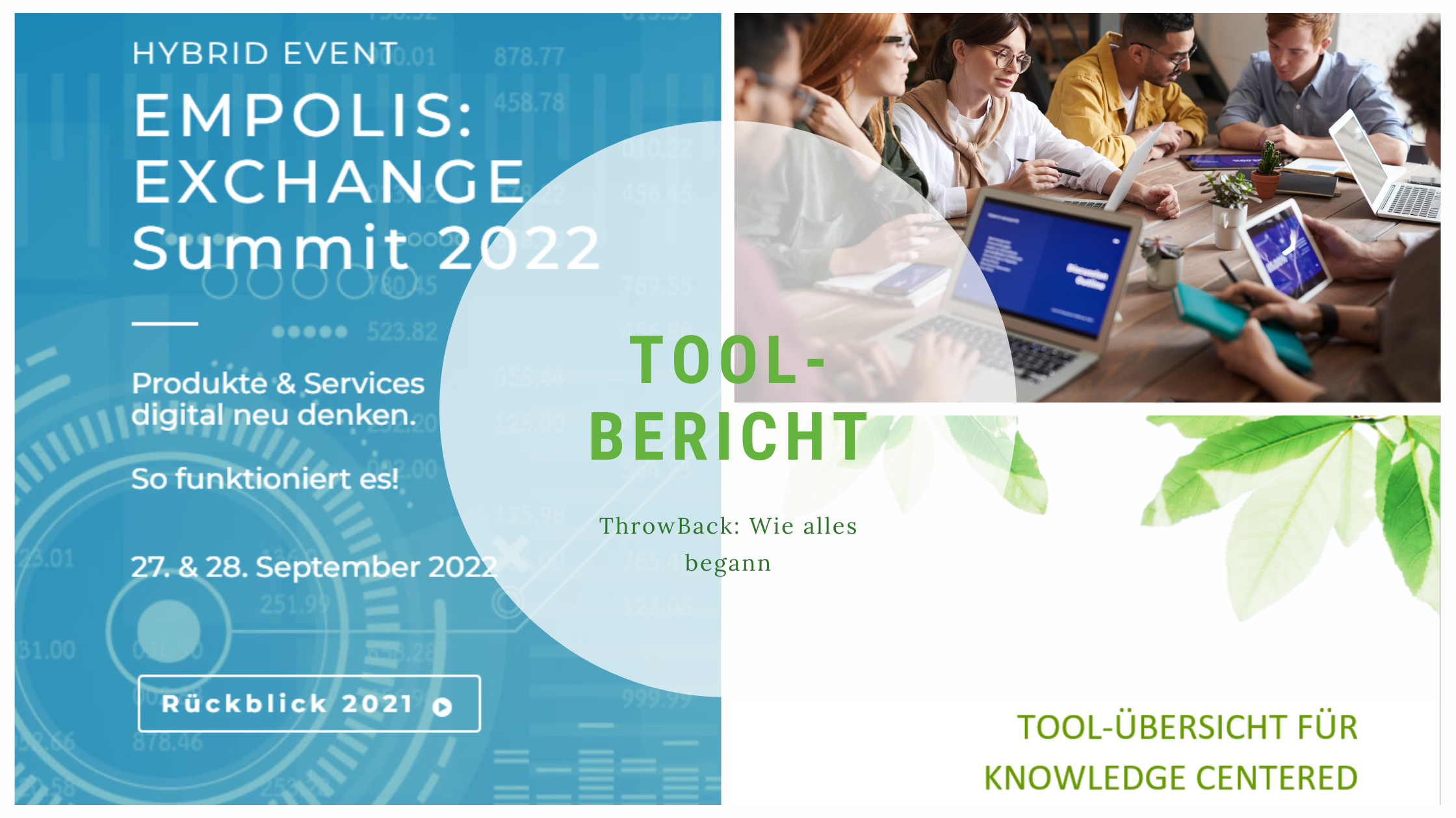 Der Empolis:Exchange Summit 2021 war der Funke, der unseren Tool-Bericht ins Rollen gebracht hat.